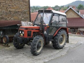 Zetor 7245 nepoužitelný zbytek traktoru platné doklady