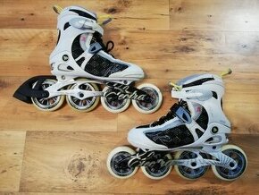 K2 Electra vel. 38, kolečka 2x90+2x100 mm