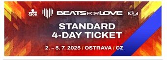 Vstupenky Beats for Love 2025 OSTRAVA