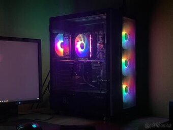Herní PC, I5-9400, RX580, 16GB RAM, SSD M2, HDD 1TB