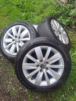 Alu kola 5x112 originál VW 205/55 R16