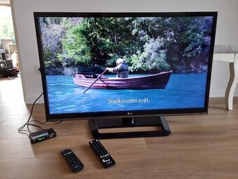 42" LED TV LG 42LS570S + DVB-T2 set-top box Emos EM190-S