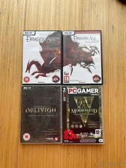 PC hry Dragon Age + The Elder Scrolls – RPG klasiky