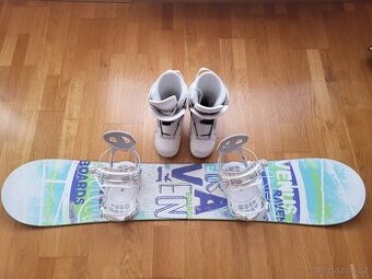 Dámský SNB set Raven – snowboard + vázání + boty (zánovní)