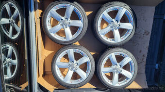 Alu kola 17" originál Audi 5x100 ET36 letní sada 215/40 R17