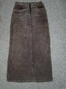 Sukně manžestrová midi