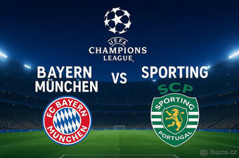 ⚽️ Bayern Mnichov 🇩🇪 – Sporting 🇵🇹 9.12. 18:45, 4 vst.