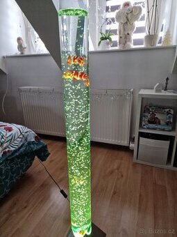 Bublinková lampa trubice s rybyčkami
