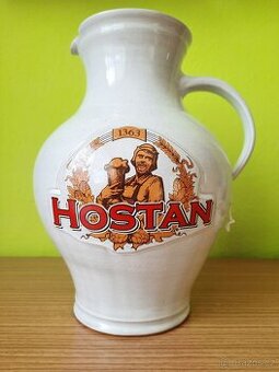 Džbán na pivo s logem Hostan