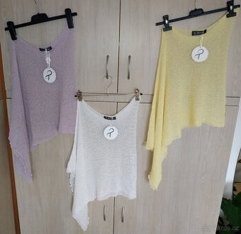 3x pončo italské zn. IL PONCHETTO + ochranný tylový sáček