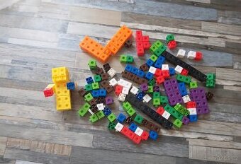 Didaktické kostky 200ks stavebnice