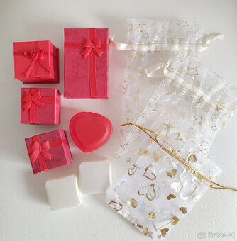 Dárková krabička organzový pytlík sáček šperky 10x