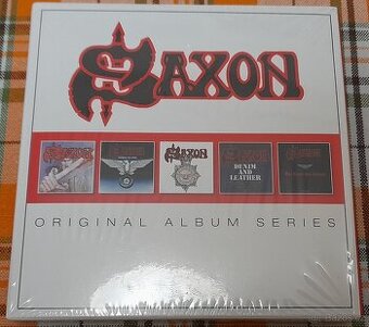 5 CD SAXON - BOX ORIGINAL  ALBUM 2014 NEREMASTROVANO 