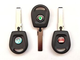Klíč Škoda Volkswagen Seat Audi HU66 ID48.