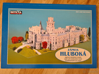 zámek Hluboká nad Vltavou vystřihovánka