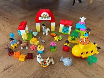 Lego Duplo mix stáje, ponorka a zvířátka