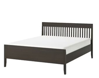 Postel IKEA IDANÄS 180x200 cm – tmavě hnědá
