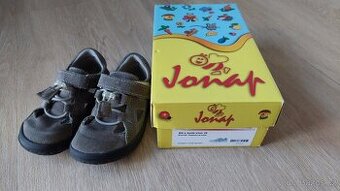Barefootové sandále Jonap B9 šedá SLIM vel. 26