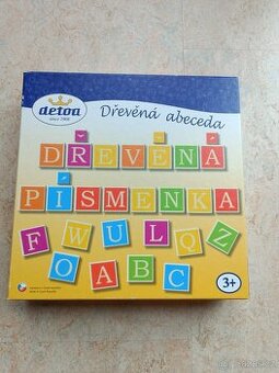 Dřevěná písmenka Detoa - 1