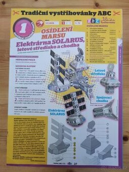 Vystřihovánka Osídlení Marsu – Solarus