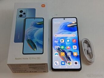 Xiaomi Redmi Note 12 Pro 5G 6/128gb blue. Záruka 6 měsíců.