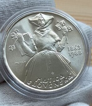 AG pamětní mince 500kčs Matice Slovenská 1988