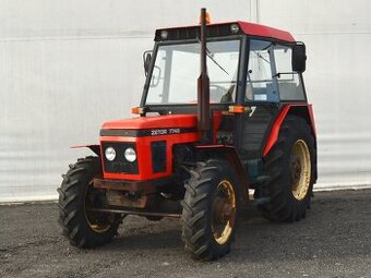 ZETOR 7745 4x4 traktor + pluh a štěpkovač