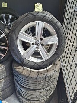 Alu kola original Volkswagen , R16 + letní pneu 205/55 R16