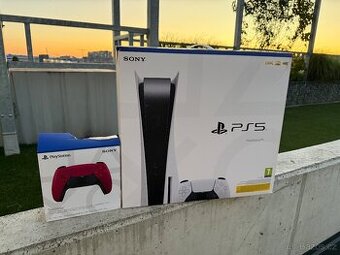 PS5 + 2 ovládače