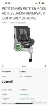 Autosedačka 0-18 kg