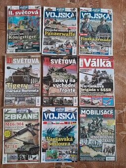 Vojenské válečné časopisy vojenská technika tanky