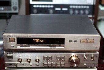 LUXMAN T 351 L - stereo tuner, tradiční champagne provedení