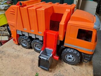 Velké popelářské auto