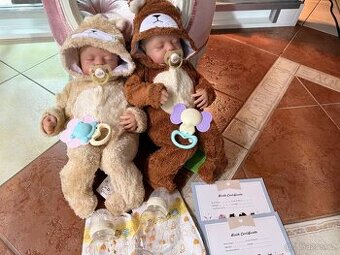 Reborn realistická dvojčátka NO.V.É.