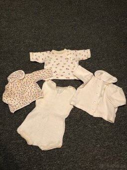 Retro kojenecké kabátky, mako bavlna,šortky