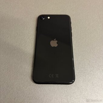 iPhone SE 2020 128GB černý, pěkný stav, 12 měsíců záruka