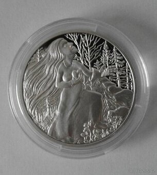 Sada 5 ks stříbrných medailí Strážci českých hor.