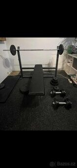 Prodam posilovaci lavici a činky