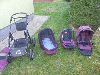Kočárek český Patron F4 – trojkombinace 3v1 – perfektní stav