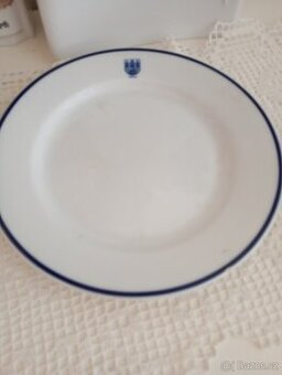 Retro mělký talíř