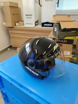 JET přilba AXXIS SQUARE černá lesklá - M