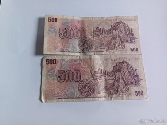 Bankovka 500kc 1973 - 1