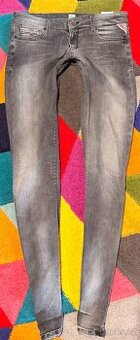 REPLAY LUZ SKINNY PUSH-UP JEANS W 29 -DÁMSKÉ