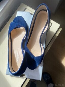 Nové kožené boty - lodičky