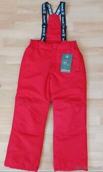 Nové lyžařské červené zimní kalhoty, oteplovačky, 152, Kamik