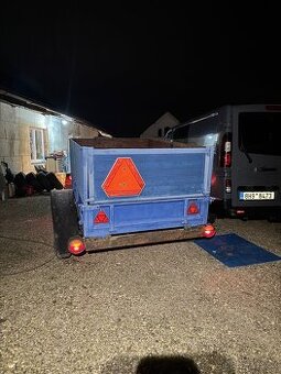 Hydraulicky sklopný vozík