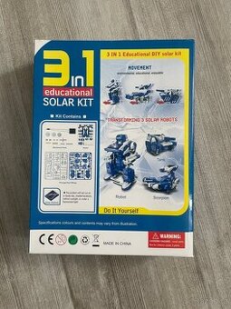 Solar robot 3v1 nebo 6v1 anebo kovová stavebnice