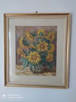 Obraz - zátiší se slunečnicemi