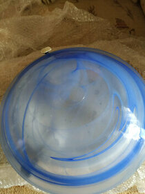 Prodám 2x lustr modrý