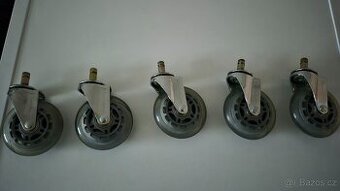 Kolečka ke židleKolečka ke židli 5 kus .